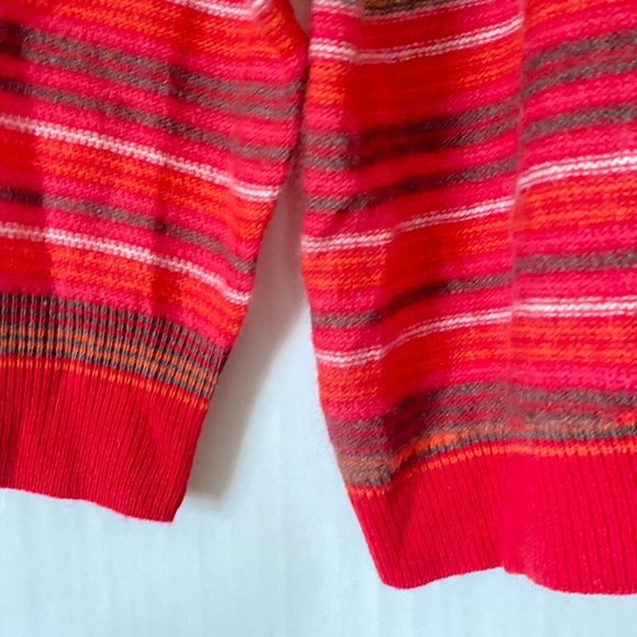 Anthropologie Saturday Sunday 100% Cashmere Sweater Sz S Striped LS Crew NWOT - Picture 4 of 9
